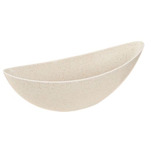 Artículo Plant ship macetero de plástico beige 28×9×9cm 3ud