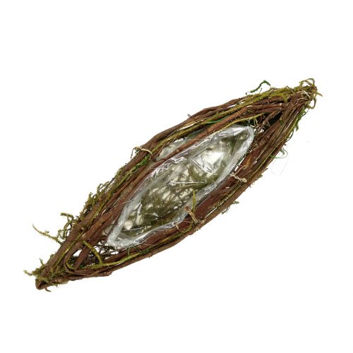 Macetero ovalado 41cm x 12,5cm 1 pieza