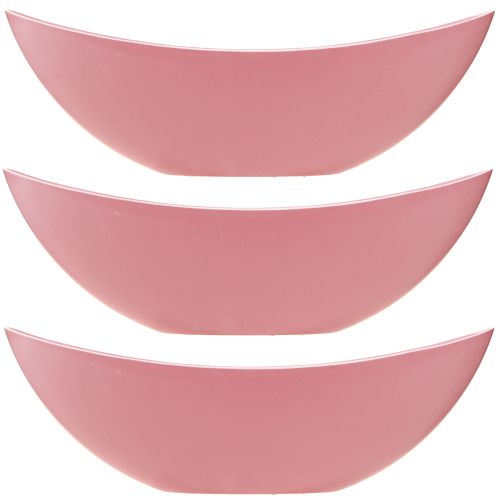 Artículo Maceta bote florero plastico rosa 28×9×9cm 3ud