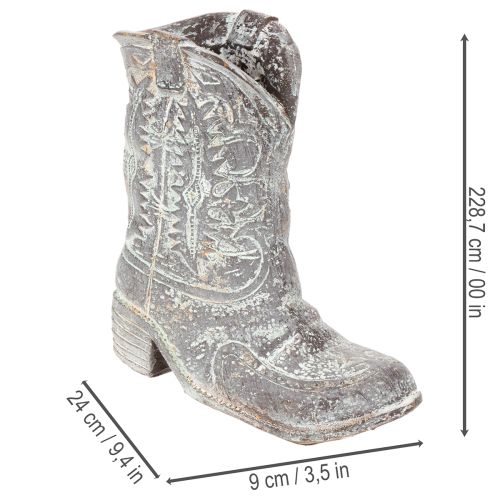 Botas de vaquero decorativas para plantar, zapatos de 24 cm | Floristik24.es