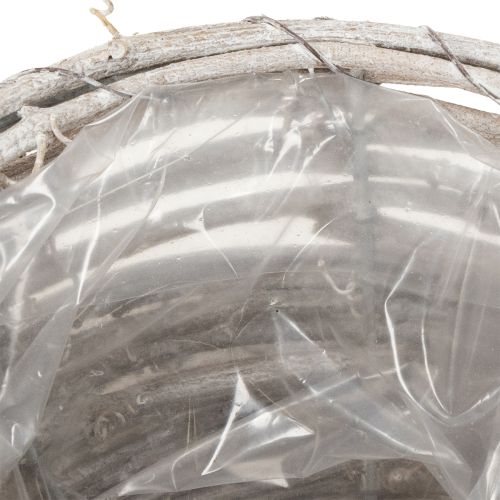 Artículo Taza de té de material natural con encanto rústico para decoración interior exclusiva 13cm