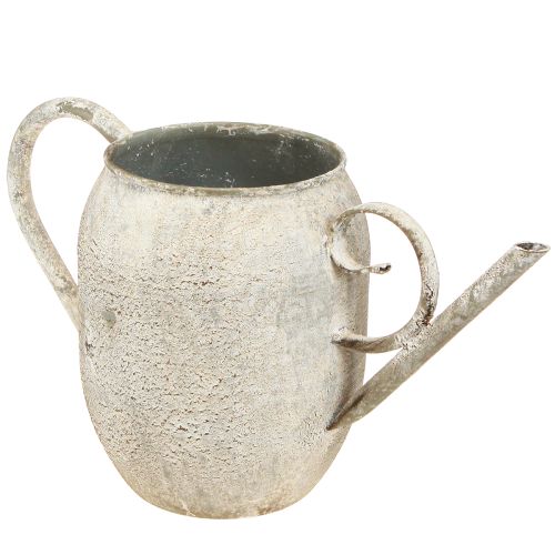 Floristik24 Maceta Regadera Decorativa Metal Antiguo 32x11x18cm
