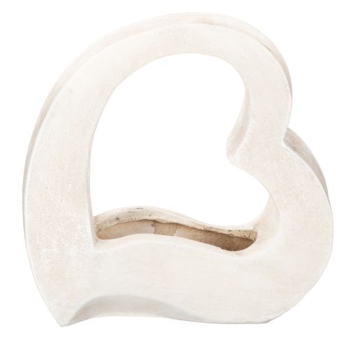 Adorno en forma de corazón para plantas y arreglos florales, diseño abierto, forma de corazón moderna, 19 cm. comprar | Floristik24.es