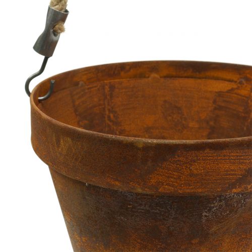 Floristik24 Maceta para reja colgante Ø20cm H19cm