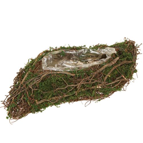 Macetero pequeño con musgo Plant Wave Vines de 31 x 15 x 7 cm