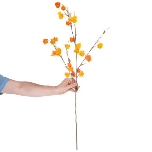 Planta artificial de farolillo chino, rama de Physalis con flores, 95 cm | Floristik24.es