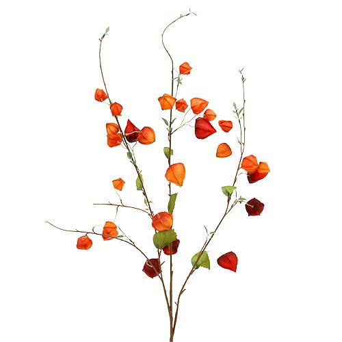 Physalis branch 90cm naranja 3pcs
