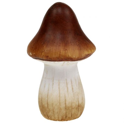 Floristik24 Mezcla de setas de arcilla-cerámica marrón 9cm 8pcs