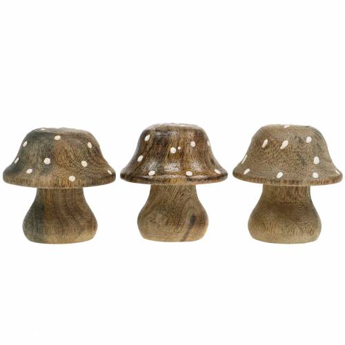 Seta decorativa madera naturaleza 5cm 6pcs