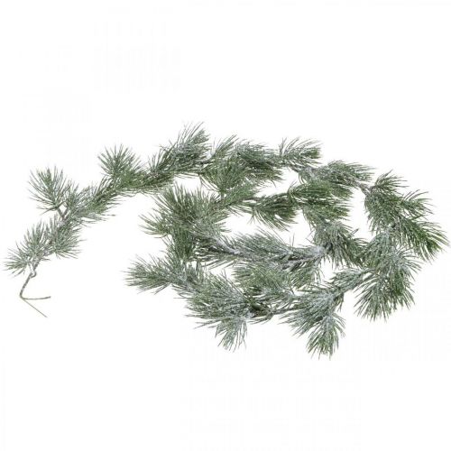 Floristik24 Guirnalda navideña pino artificial helado decoración pared 162cm