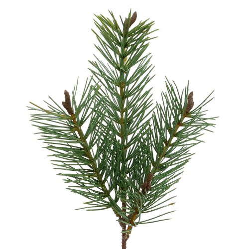 Floristik24 Rama de pino artificial verde 33cm 4pcs