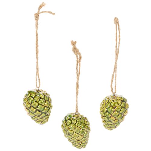 Artículo Colgantes de piñas como decoración otoñal para colgar, 5 cm, 3 unidades