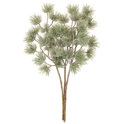 Rama artificial de abeto, rama grande de pino para decoración invernal, 55 cm, 3 piezas | Floristik24.es