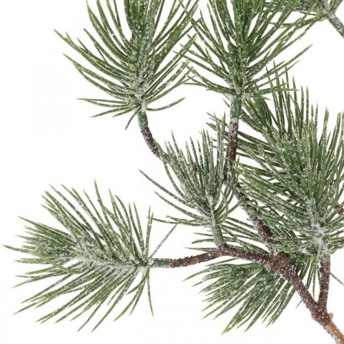 Artículo Rama navideña rama decorativa rama pino nevada 77cm