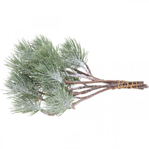 Floristik24 Ramas navideñas rama de pino artificial nevada 30cm 6pcs