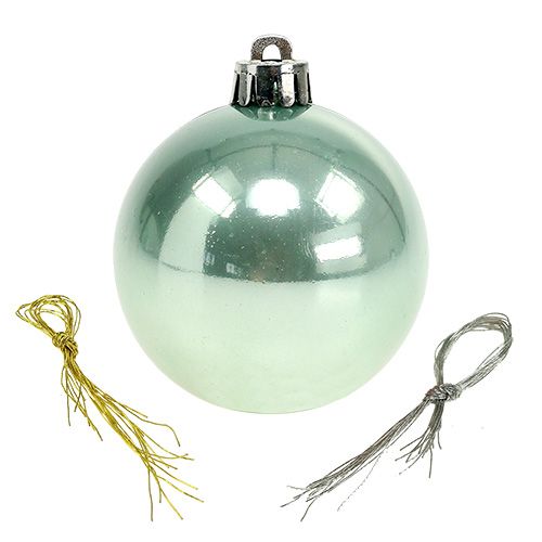 Floristik24 Bola de plástico Ø6cm colores surtidos. 10 piezas