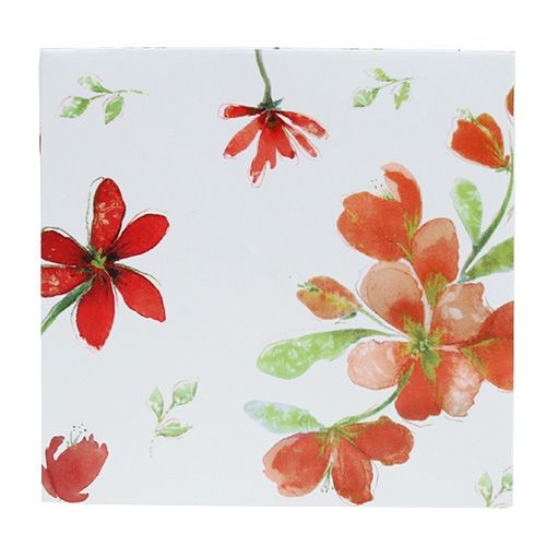 Floristik24 Bolsa de papel de 12 cm x 12 cm con patrón de 8 piezas