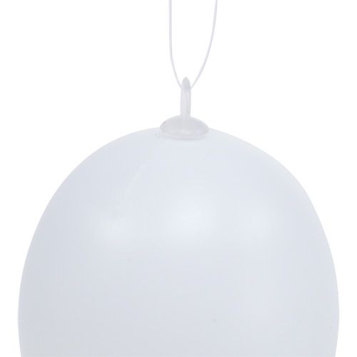 Floristik24 Huevo plastico para colgar 6cm blanco 12uds