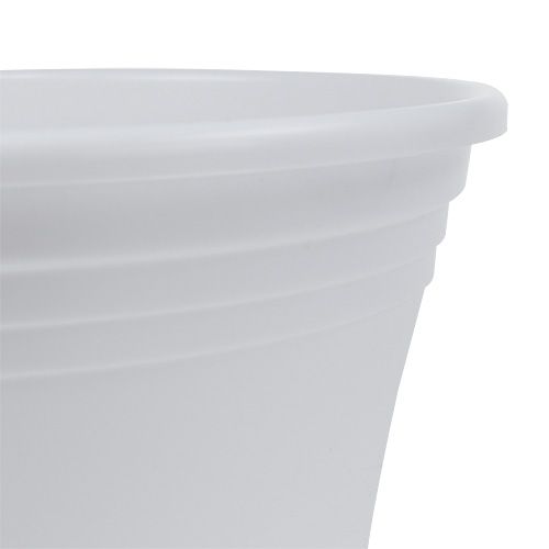 Artículo Maceta de plástico “Irys” blanco Ø22cm H18cm 1 pieza