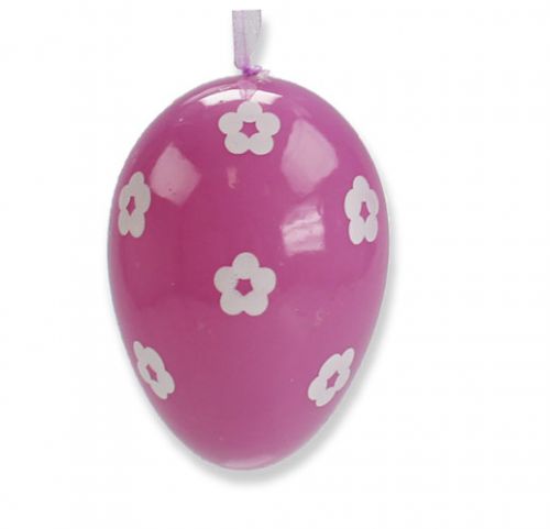 Floristik24 Huevos de Pascua decorativos de plástico para colgar 9cm 12pcs