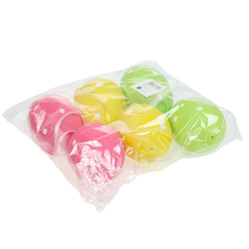 Floristik24 Huevos 11,5cm para colgar 6 piezas de colores