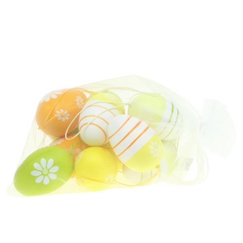 Floristik24 Huevo de Pascua para colgar clasificado 6cm 12pcs