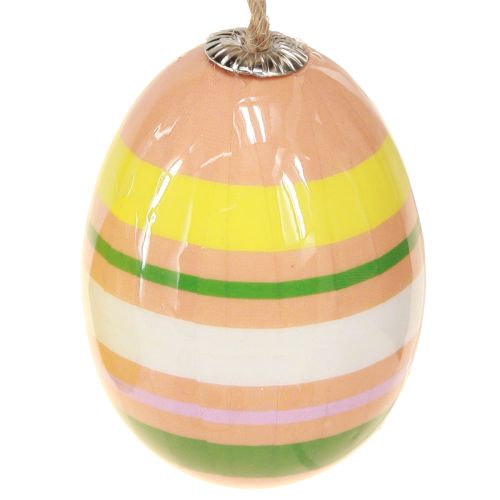 Artículo Huevos de Pascua de plástico colgantes colores surtidos Al. 3,5–5,5 cm 24 piezas