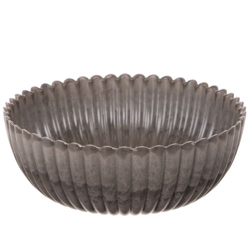 Bol redondo acanalado, recipiente decorativo para arreglos florales, 20 cm, 2 unidades comprar | Floristik24.es