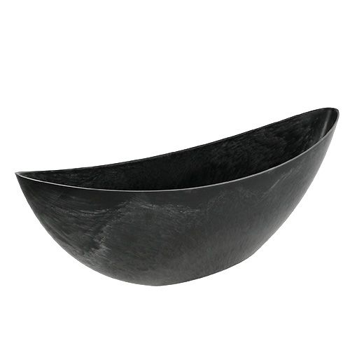 Artículo Barco de plástico antracita 55,5cm x 14,5cm H17,5cm, 1ud