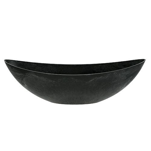 Artículo Barco de plástico antracita 55,5cm x 14,5cm H17,5cm, 1ud