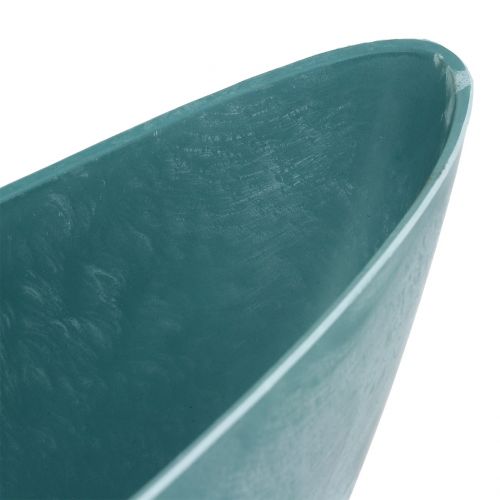 Floristik24 Cuenco decorativo para plantas azul 56 cm x 13,5 cm H17,5 cm 1 pieza