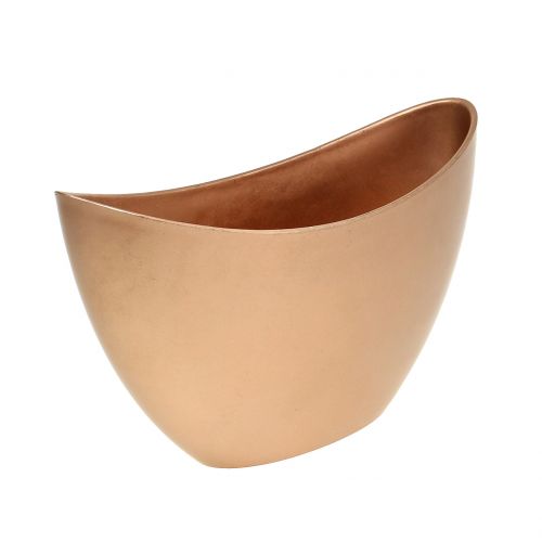 Floristik24 Cuenco decorativo cobre 20cm x 9cm H12cm 1 pieza