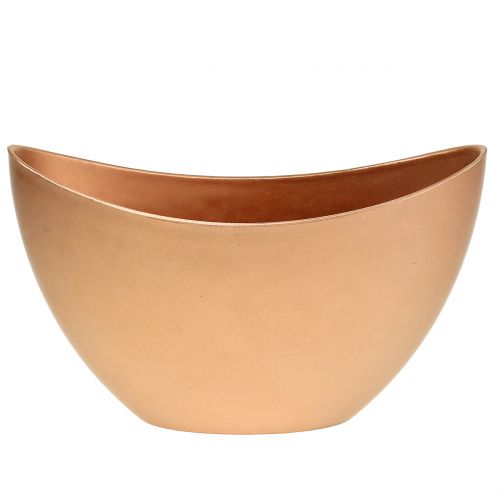 Floristik24 Cuenco decorativo cobre 20cm x 9cm H12cm 1 pieza