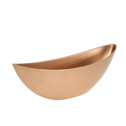 Floristik24 Cuenco decorativo cobre 39cm x 12cm H13cm 1 pieza