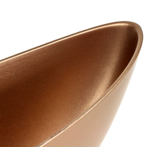 Floristik24 Cuenco decorativo cobre 39cm x 12cm H13cm 1 pieza