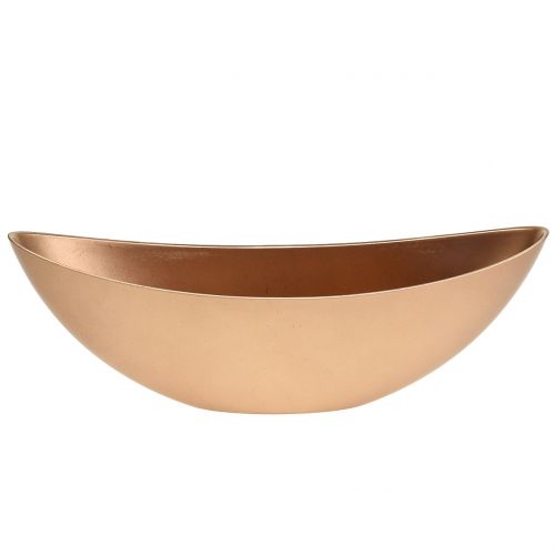 Floristik24 Cuenco decorativo cobre 39cm x 12cm H13cm 1 pieza