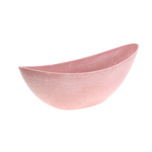 Floristik24 Cuenco decorativo para plantas rosa 34cm x 11cm H11cm