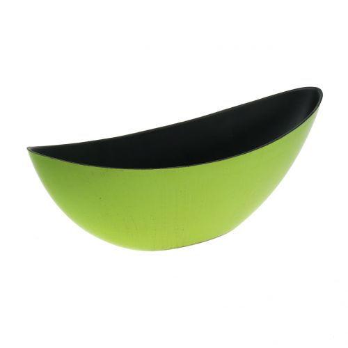 Floristik24 Cuenco decorativo plantador verde 39cm x 12cm H13cm