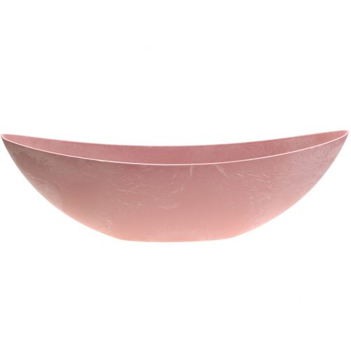 Floristik24 Cuenco decorativo, cuenco de plantas, rosa 55cm x 14.5cm H17cm