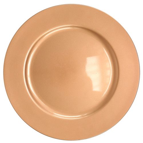 Floristik24 Plato plastico cobre Ø33cm