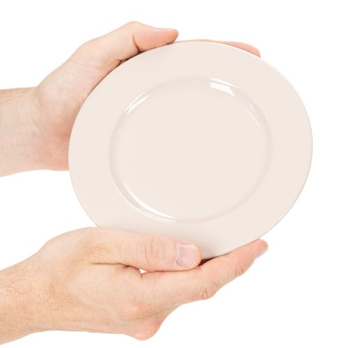 Platos redondos y sencillos para decoración y pequeños arreglos, 17 cm, 6 unidades. | Floristik24.es