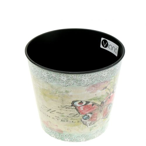 Floristik24 Maceta decorativa mariposa vintage Ø10.5cm