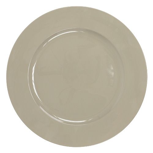 Artículo Plato cargador Ø33cm gris platino