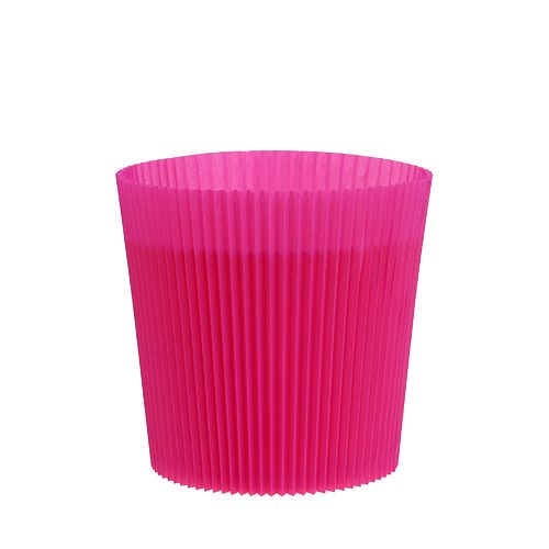 Floristik24 Puños plisados Cerise 10,5cm 100p.