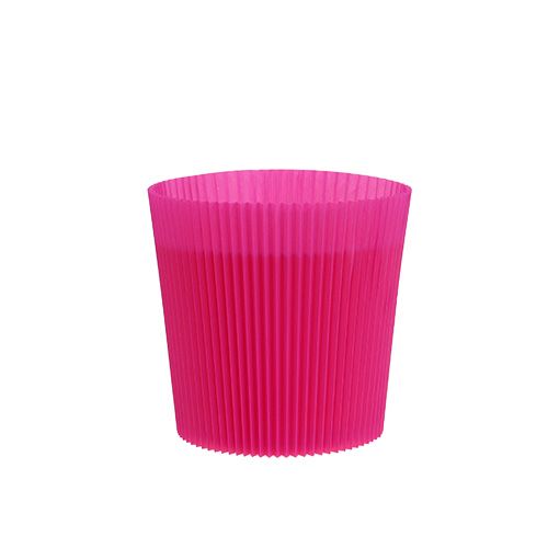 Floristik24 Puños plisados Cerise 8.5cm 100p