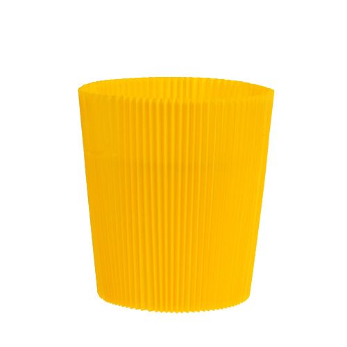 Puños plisados amarillo 12,5cm 100 piezas
