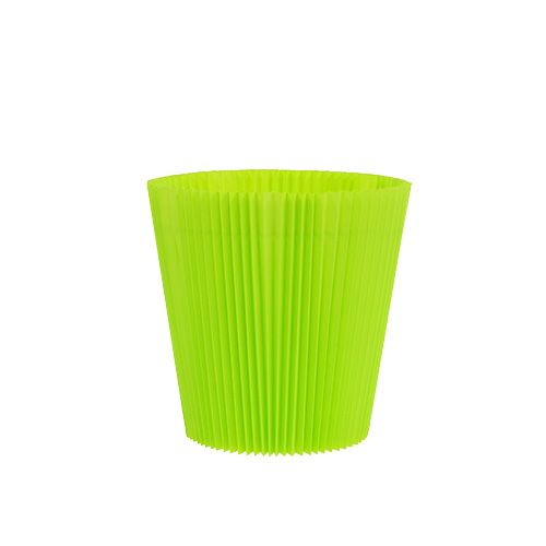Puños plisados verde claro 8.5cm 100p