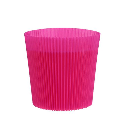 Floristik24 Puños plisados Cerise 12,5cm 100p.