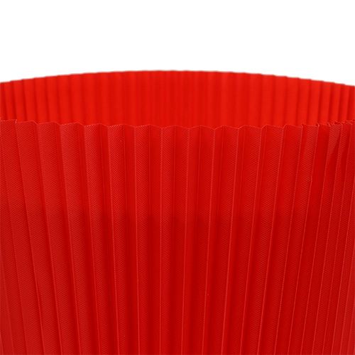 Artículo Puños plisados rojo 10,5cm 100 piezas