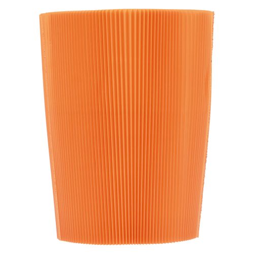 Floristik24 Puños plisados para maceteros naranja 14,5cm 100 piezas